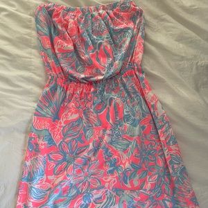 Lilly Pulitzer strapless dress
